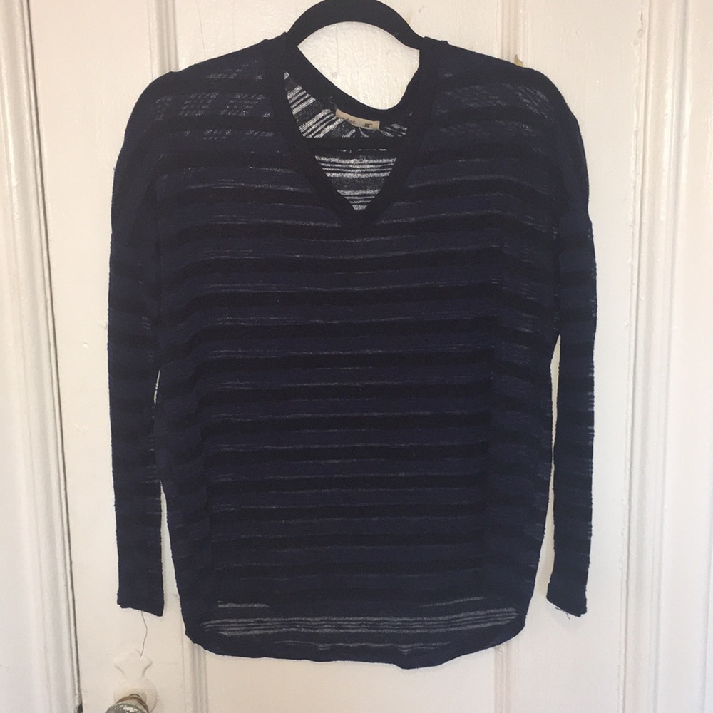 Sheer long sleeve top